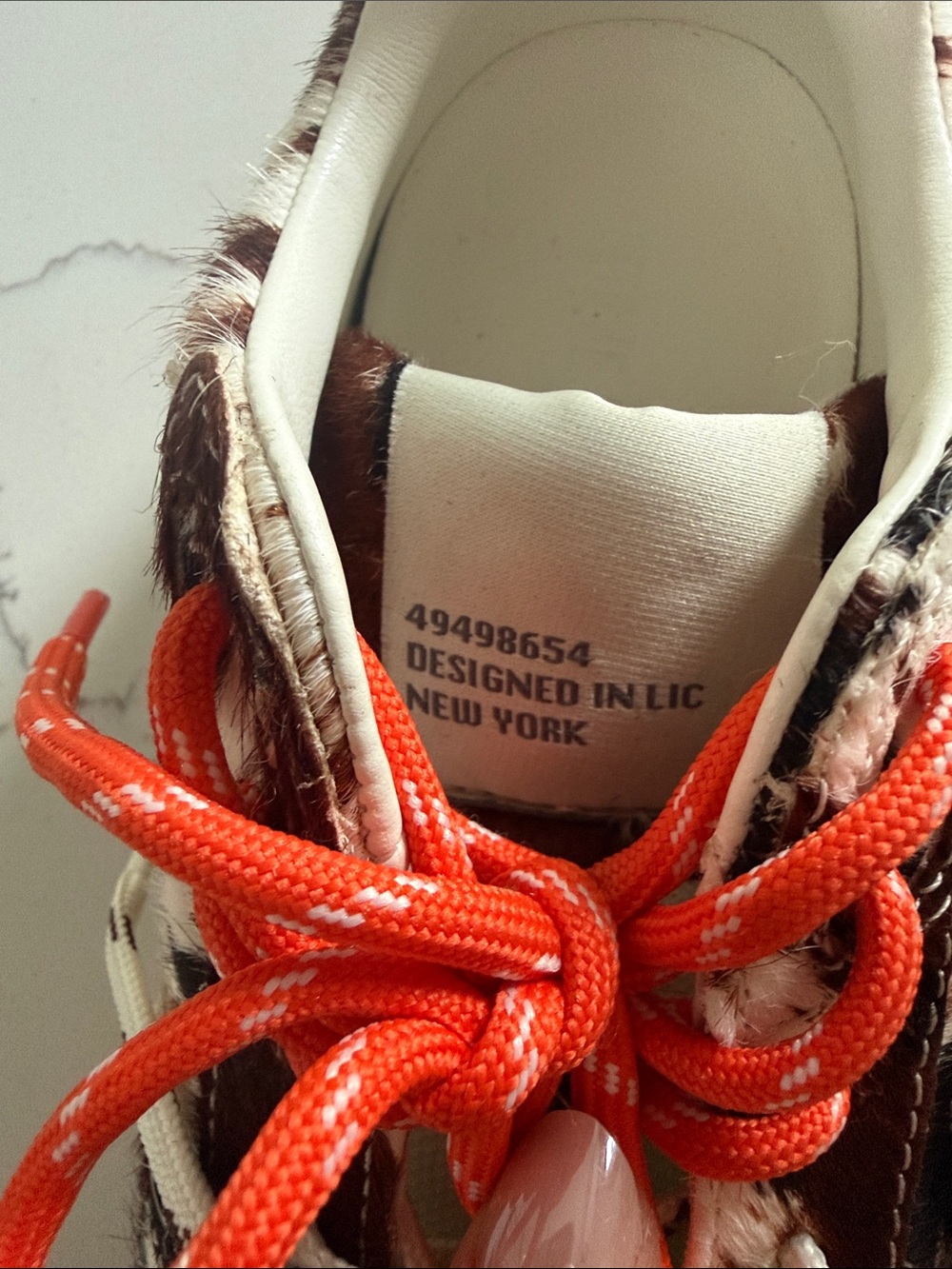 Steve Madden Cow Print Sneakers - Picture 7 of 8